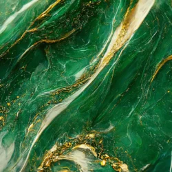 papel de parede mármore verde e dourado
