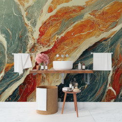 papel de parede marmore luxuoso