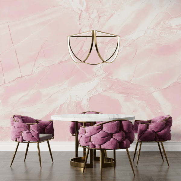 papel de parede mármore rosa