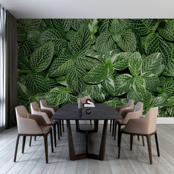 Papel de Parede Mural Folhagens Tropicais Lisas Adultos papel de parede mural folhagens mural botanico natureza comprar papel de parede.png