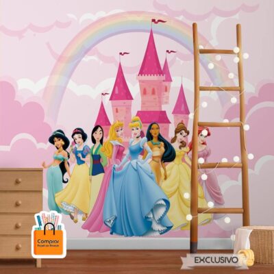 papel de parede infantil princesas