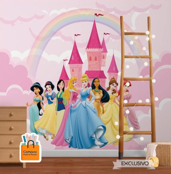 papel de parede infantil princesas