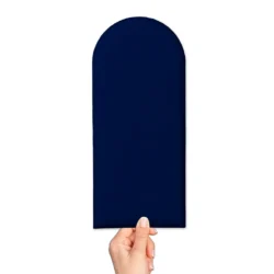 Placa Estofada Cabeceira Modular Nuvem Kit em Formato de L 20x45cm azul